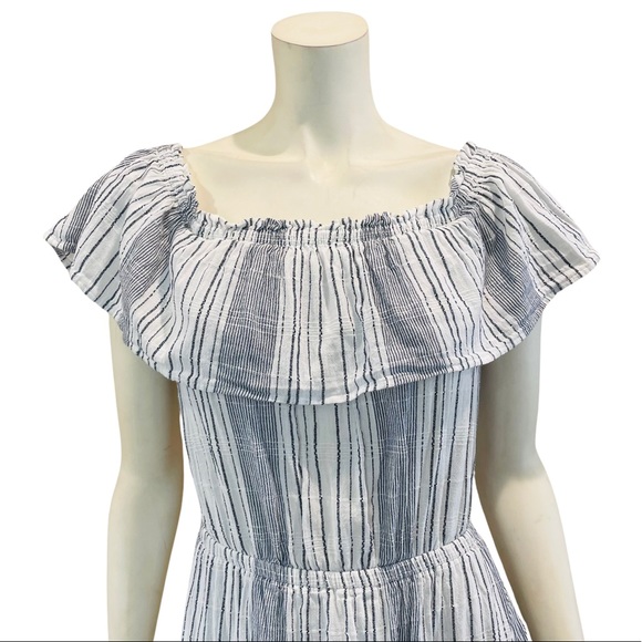 Express Ruffled Off The Shoulder Sundress - Picture 9 of 11